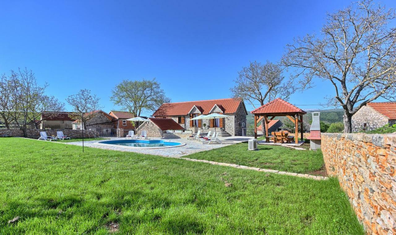 Biorine Dalmatia Stone House - Heated Pool旅馆 外观 照片