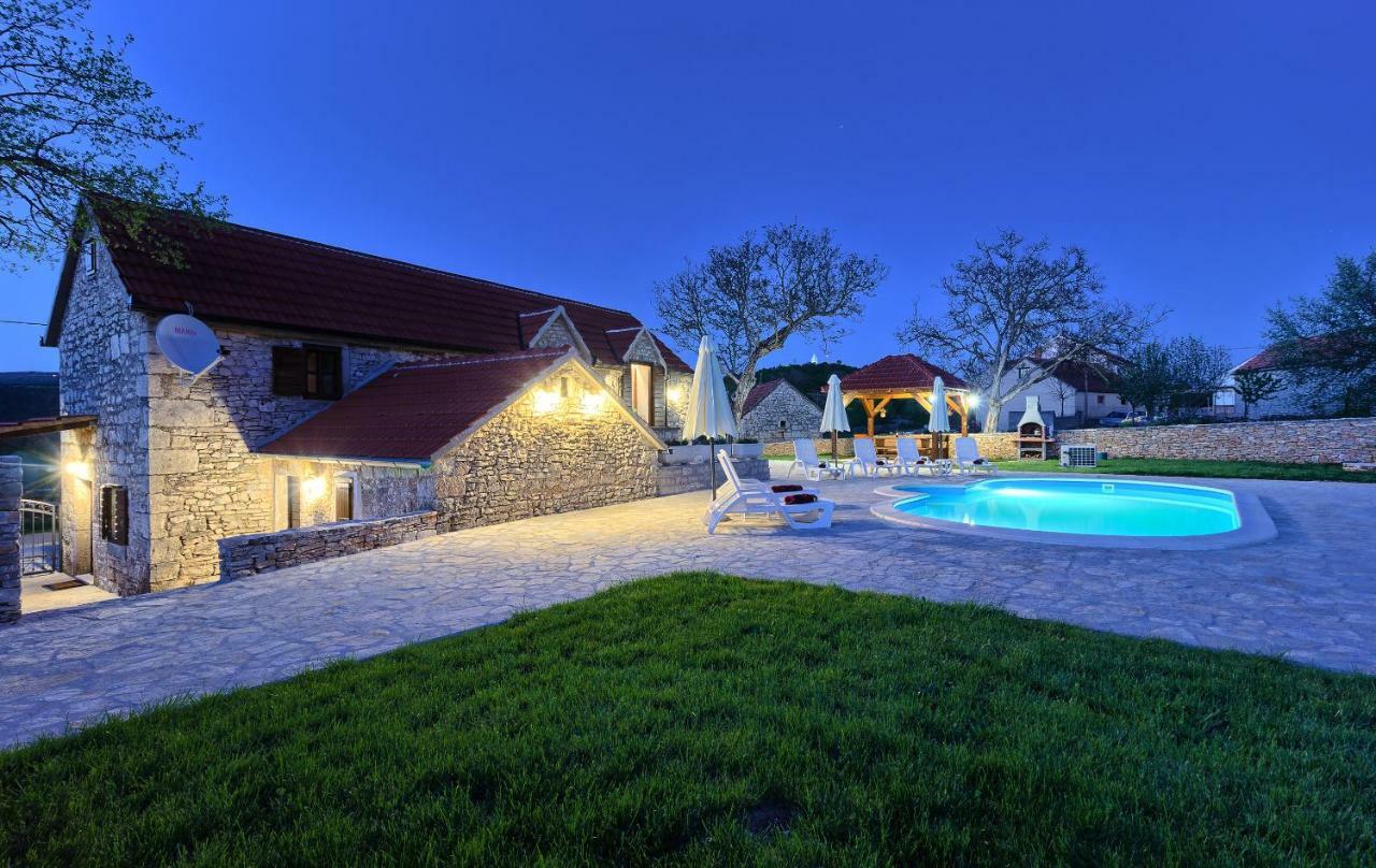 Biorine Dalmatia Stone House - Heated Pool旅馆 外观 照片