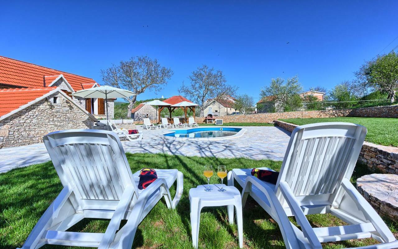 Biorine Dalmatia Stone House - Heated Pool旅馆 外观 照片
