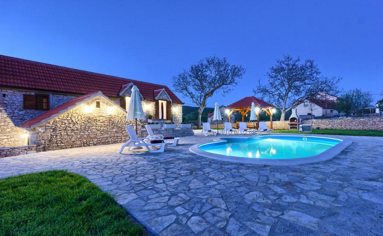 Biorine Dalmatia Stone House - Heated Pool旅馆 外观 照片