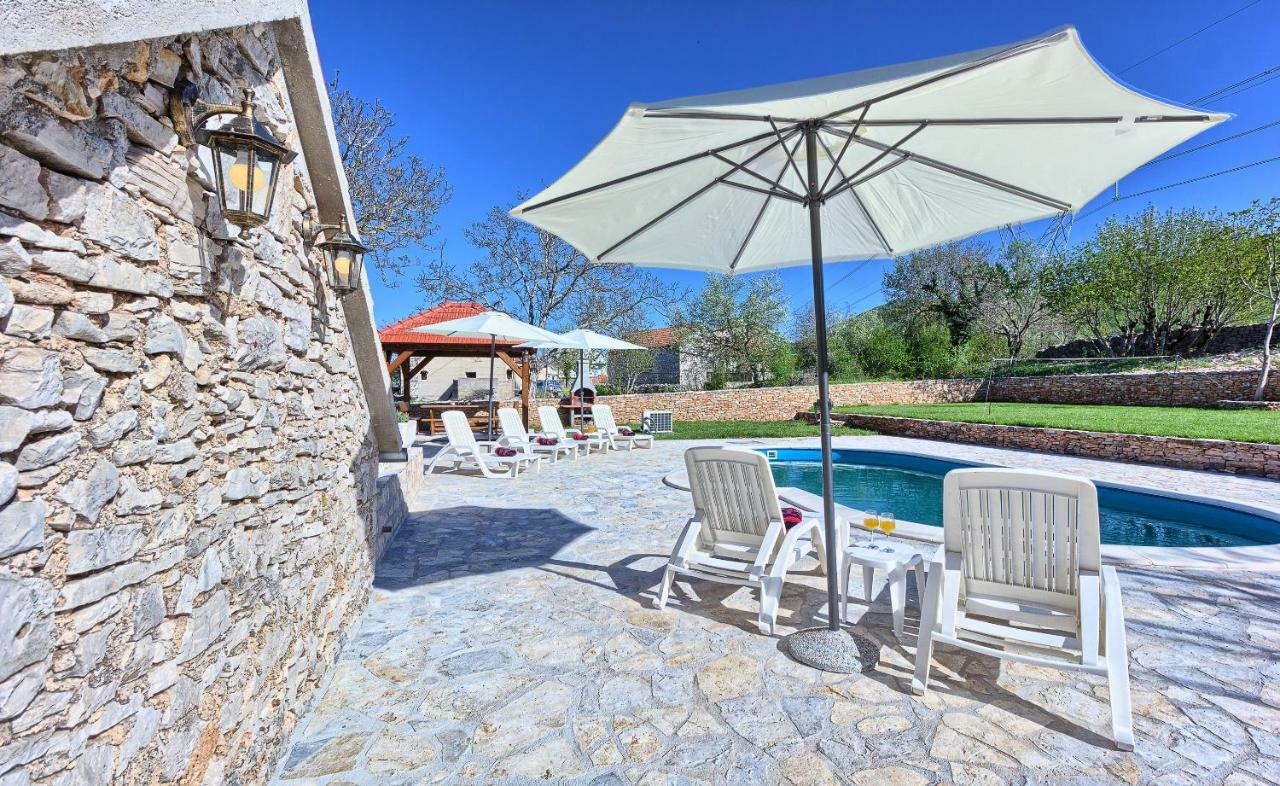 Biorine Dalmatia Stone House - Heated Pool旅馆 外观 照片