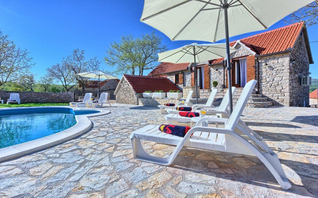 Biorine Dalmatia Stone House - Heated Pool旅馆 外观 照片