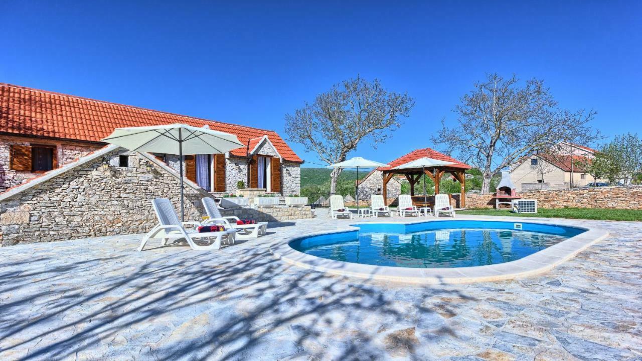 Biorine Dalmatia Stone House - Heated Pool旅馆 外观 照片