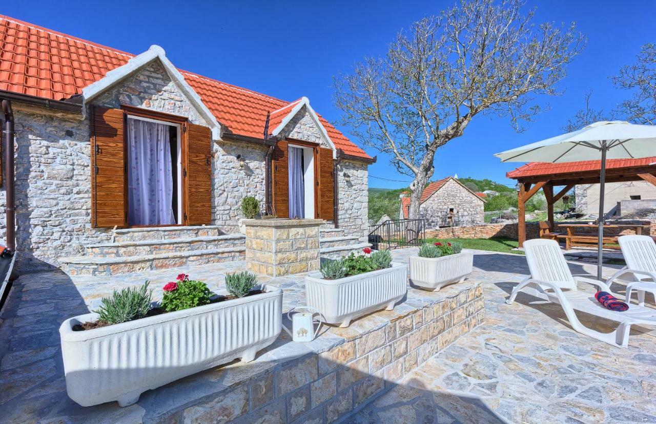 Biorine Dalmatia Stone House - Heated Pool旅馆 外观 照片